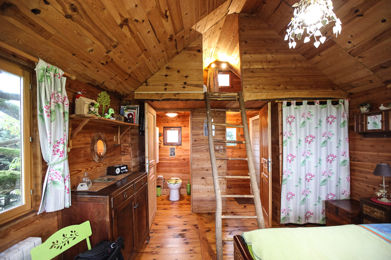 gite cabane au chenes